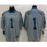 nike nfl jerseys carolina panthers #1 newton grey[Elite lights out]