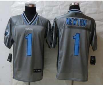 nike nfl jerseys carolina panthers #1 newton grey[Elite vapor]