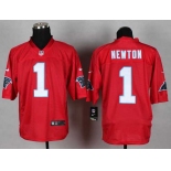 nike nfl jerseys carolina panthers #1 newton red[Elite]