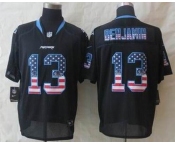 nike nfl jerseys carolina panthers #13 benjamin black[Elite USA flag fashion]