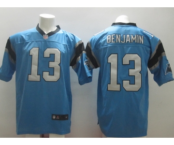 nike nfl jerseys carolina panthers #13 benjamin blue[Elite]