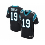 nike nfl jerseys carolina panthers #19 ted ginn jr black[Elite]