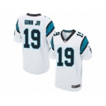 nike nfl jerseys carolina panthers #19 ted ginn jr white[Elite]