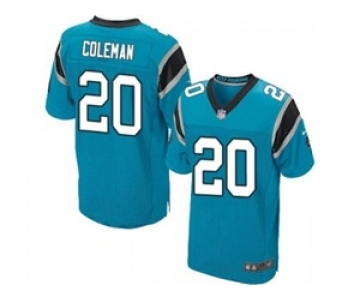 nike nfl jerseys carolina panthers #20 kurt coleman blue[Elite]