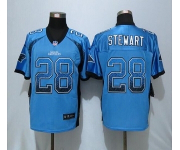 nike nfl jerseys carolina panthers #28 stewart Blue[Elite drift fashion]