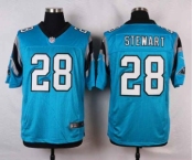 nike nfl jerseys carolina panthers #28 stewart blue[Elite]