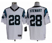 nike nfl jerseys carolina panthers #28 stewart white[elite]