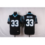 nike nfl jerseys carolina panthers #33 boston black[Elite]