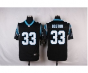 nike nfl jerseys carolina panthers #33 boston black[Elite]