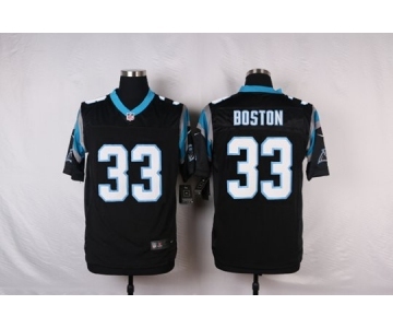 nike nfl jerseys carolina panthers #33 boston black[Elite]