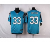 nike nfl jerseys carolina panthers #33 boston blue[Elite]