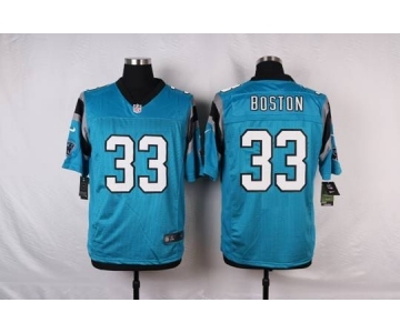 nike nfl jerseys carolina panthers #33 boston blue[Elite]