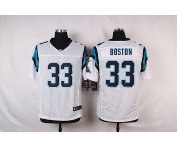 nike nfl jerseys carolina panthers #33 boston white[Elite]