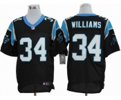 nike nfl jerseys carolina panthers #34 williams black[elite]