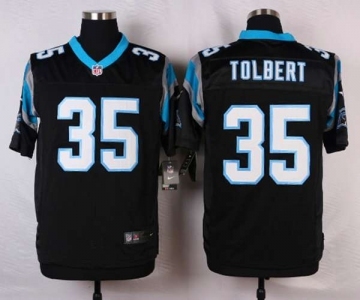 nike nfl jerseys carolina panthers #35 mike tolbert black[Elite]