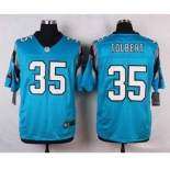 nike nfl jerseys carolina panthers #35 mike tolbert blue[Elite]