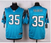 nike nfl jerseys carolina panthers #35 mike tolbert blue[Elite]