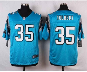 nike nfl jerseys carolina panthers #35 mike tolbert blue[Elite]