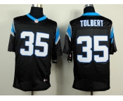 nike nfl jerseys carolina panthers #35 tolbert black[Elite]