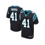 nike nfl jerseys carolina panthers #41 roman harper black[Elite]