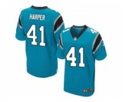 nike nfl jerseys carolina panthers #41 roman harper blue[Elite]