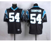 nike nfl jerseys carolina panthers #54 thompson black[Elite]