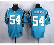 nike nfl jerseys carolina panthers #54 thompson blue[Elite]