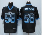 nike nfl jerseys carolina panthers #58 thomas davissr black[Elite drift fashion]