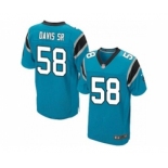 nike nfl jerseys carolina panthers #58 thomas davissr blue[Elite]