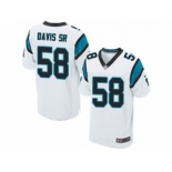 nike nfl jerseys carolina panthers #58 thomas davissr white[Elite]