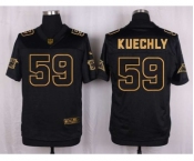 nike nfl jerseys carolina panthers #59 kuechly black gold collection[Elite]