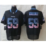 nike nfl jerseys carolina panthers #59 kuechly black[Elite USA flag fashion]