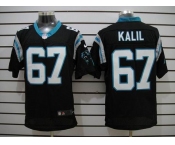 nike nfl jerseys carolina panthers #67 kalil black[Elite]