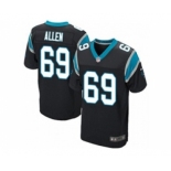 nike nfl jerseys carolina panthers #69 jared allen black[Elite]