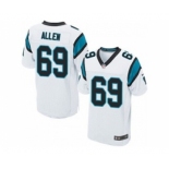 nike nfl jerseys carolina panthers #69 jared allen white[Elite]