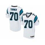 nike nfl jerseys carolina panthers #70 trai turner white[Elite]