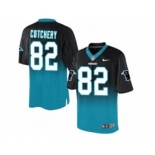 nike nfl jerseys carolina panthers #82 jerricho cotchery black-blue[Elite drift fashion][second version]