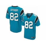 nike nfl jerseys carolina panthers #82 jerricho cotchery blue[Elite]