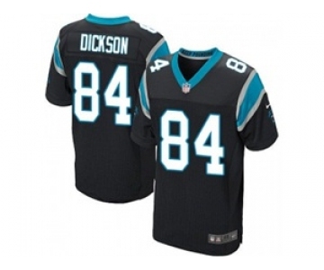 nike nfl jerseys carolina panthers #84 ed dickson black[Elite]