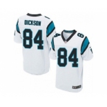 nike nfl jerseys carolina panthers #84 ed dickson white[Elite]