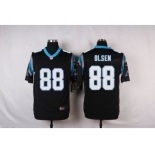 nike nfl jerseys carolina panthers #88 olsen black[Elite]