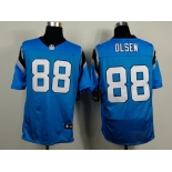 nike nfl jerseys carolina panthers #88 olsen blue[Elite]