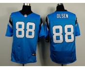 nike nfl jerseys carolina panthers #88 olsen blue[Elite]