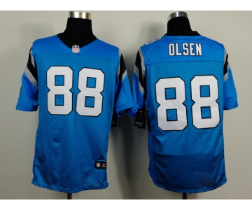 nike nfl jerseys carolina panthers #88 olsen blue[Elite]