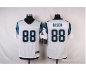 nike nfl jerseys carolina panthers #88 olsen white[Elite]