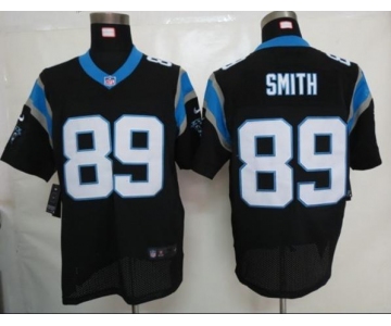 nike nfl jerseys carolina panthers #89 steve smith black[Elite]