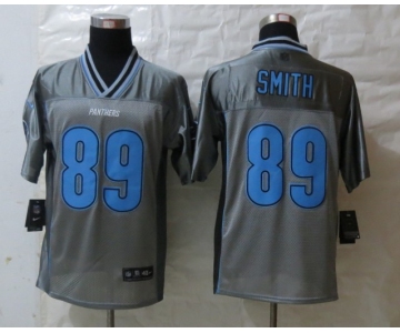 nike nfl jerseys carolina panthers #89 steve smith grey[Elite vapor]