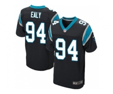 nike nfl jerseys carolina panthers #94 kony ealy black[Elite]