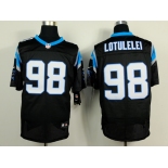 nike nfl jerseys carolina panthers #98 lotulelei black[Elite]