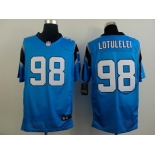 nike nfl jerseys carolina panthers #98 lotulelei blue[Elite]